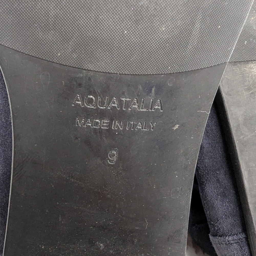 Aquatalia Suade Above The Knee Boots - Picture 3 of 5